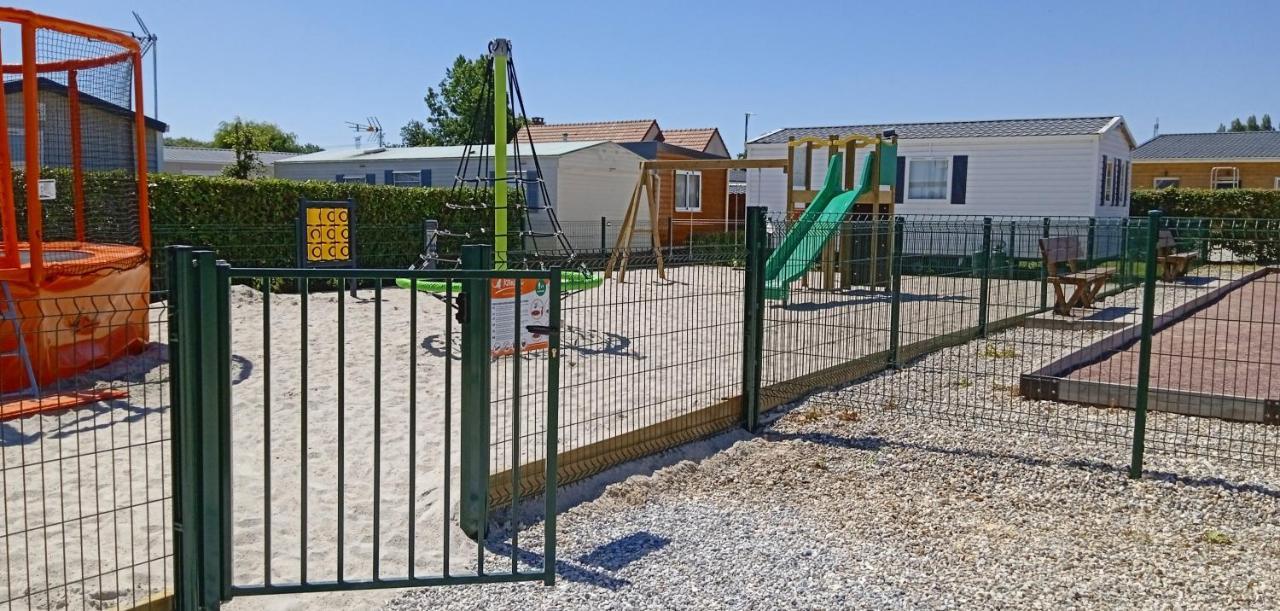 Mobil Home-Les Lins Bleus Biville-sur-Mer Екстериор снимка
