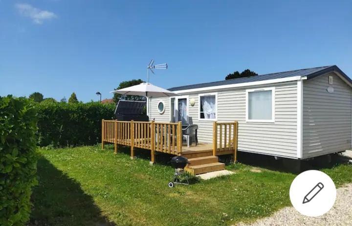 Mobil Home-Les Lins Bleus Biville-sur-Mer Екстериор снимка